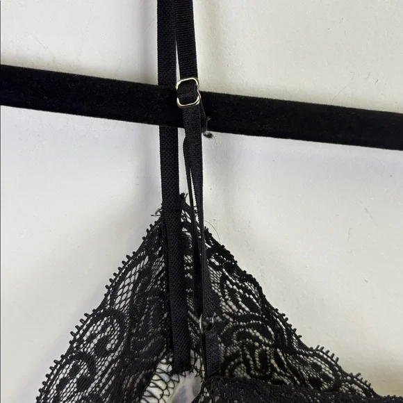 White House Black Market Animal Print & Black Lace Chemise/slip Sz Small - Picture 7 of 8